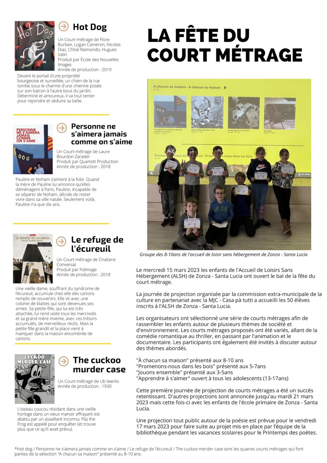 Fe te du court me trage